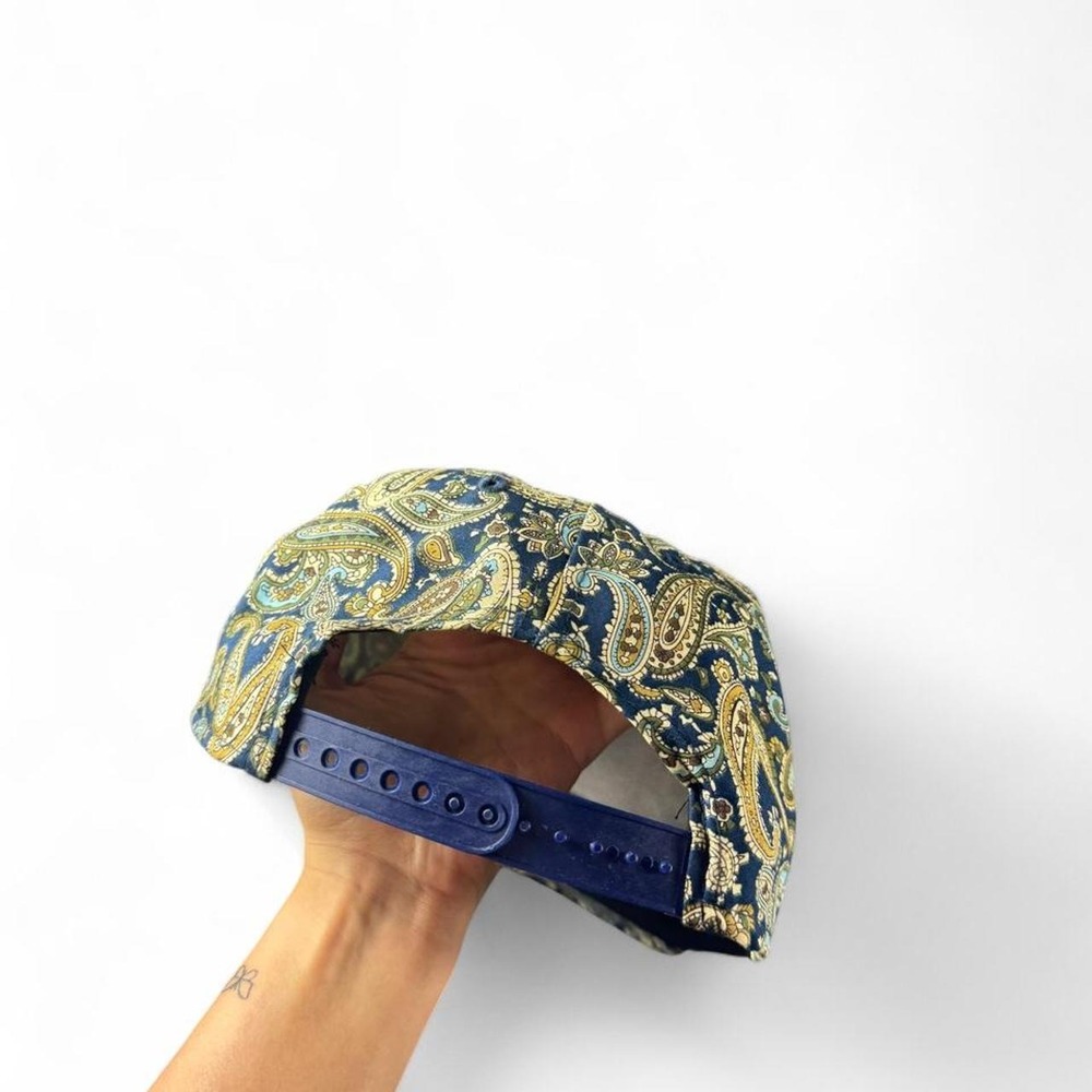 Rare Grail Supreme Navy Green Paisley Camp Cap - Picture 5 of 6